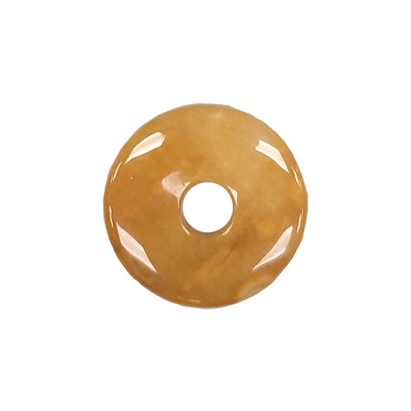 40MM DONUT YELLOW JADE